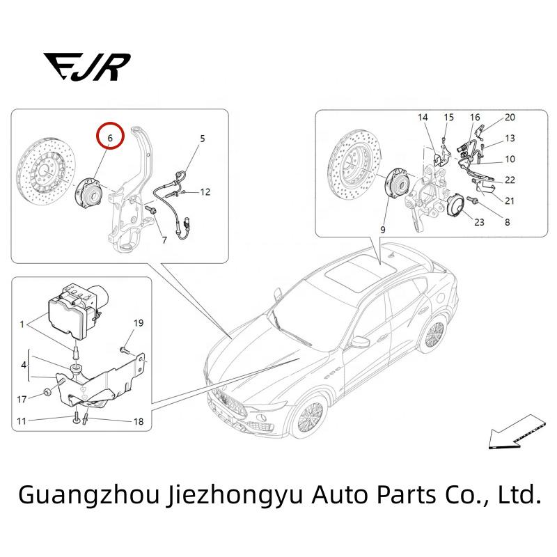 OEM 670034381 For Levante M161 4WD Wheel Bearings High quality auto parts