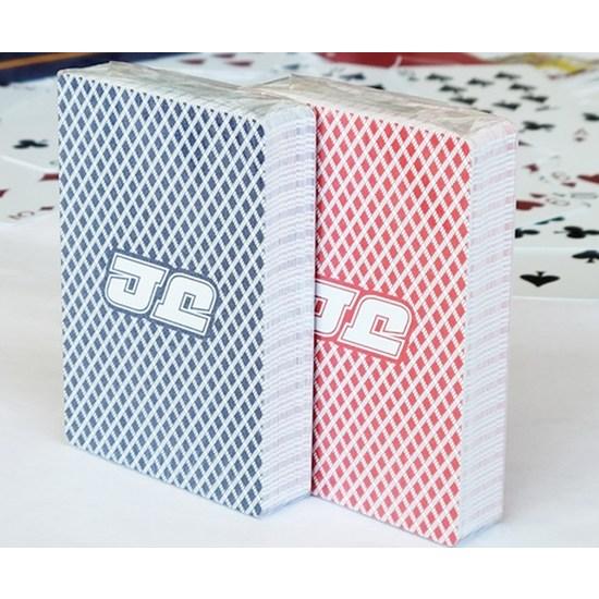 Hooni Gamble Jumbo Index Large Letter JJ Grid Pattern Hold'em Playing Card Dozen Box 12P, популярная корейская игра