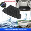 Коврик в багажник автомобиля для Toyota Yaris XP150 Ativ Sedan 2024~2014 2017 2018, устойчивый к высоким температурам, коврик для хранения, аксессуары для интерьера