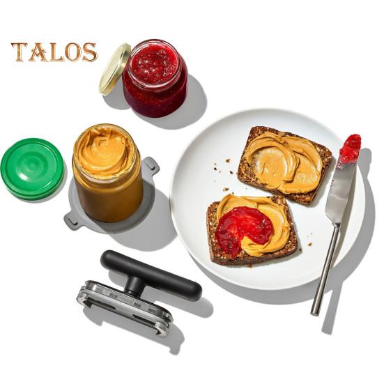 Can Opener Labor-Saving Manual Jar Opener with Sharp Gripping Teeth Anti-Slip Basepad Easy Twist Jar Opener for All Sizes Jar