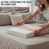Breathable Moisture Wicking Cooling Pillowcase Skin Friendly Non Slip Adjustable Drawstring Cover For Summer Sleep