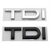 AAZN1 3D TFSI TDI Car Sticker ABS Letter Logo Rear Trunk Boot Emblem Badge Decals For A3 A4 A5 A6 A7 A8 Q2 Q3 Q5 Q7 Accessories