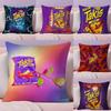 Pikpaka Funny Food C-Chips Takis Cushion Cover Plush Fabric Soft Double-Sided Printed Sofa Warm Winter Home Gift Pillow Cover