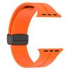 Силиконовый магнитный ремешок для Apple Watch SE - Однотонный ремешок с откидной застежкой