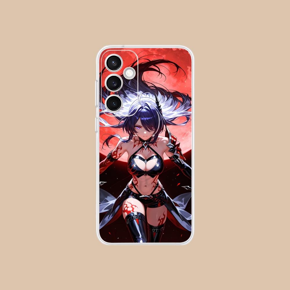 Прозрачный чехол HSR Acheron для Samsung Galaxy S25 S24 S23 S22 S21Plus FE Ultra Цветная задняя крышка