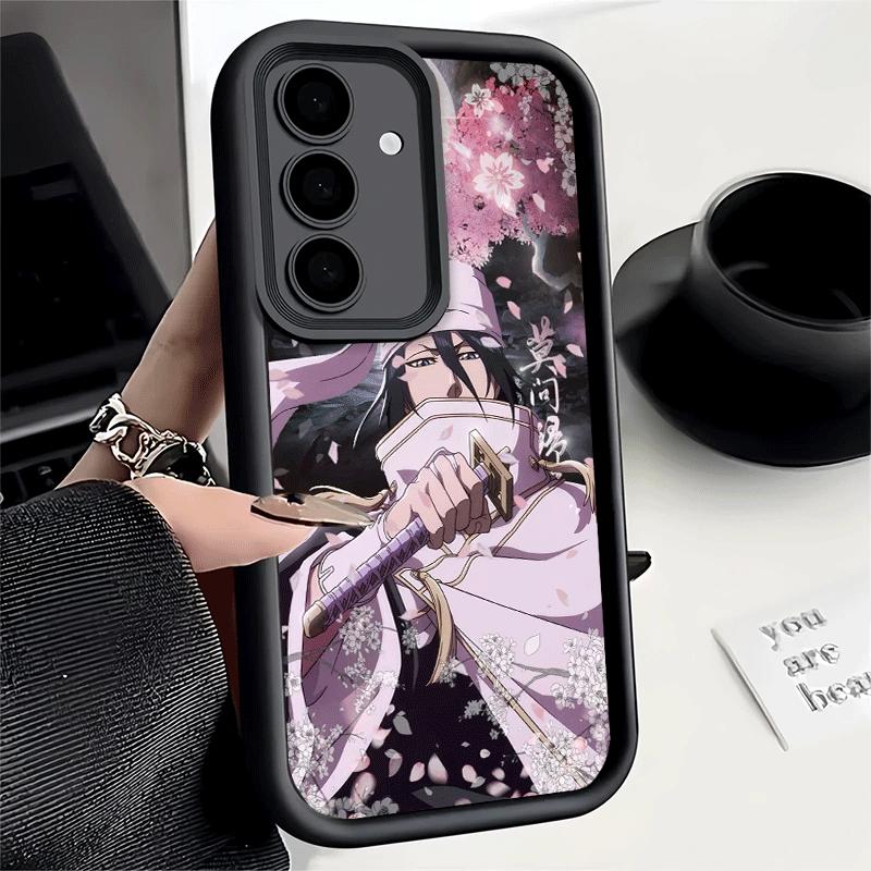 Чехол для телефона для Samsung Galaxy A17 A16 A15 A14 A13 Bleach Кучики Бьякуя A56 A36 A26 A55 A35 A25 A54 A34 A24 A53 A33 A23 A07 A06