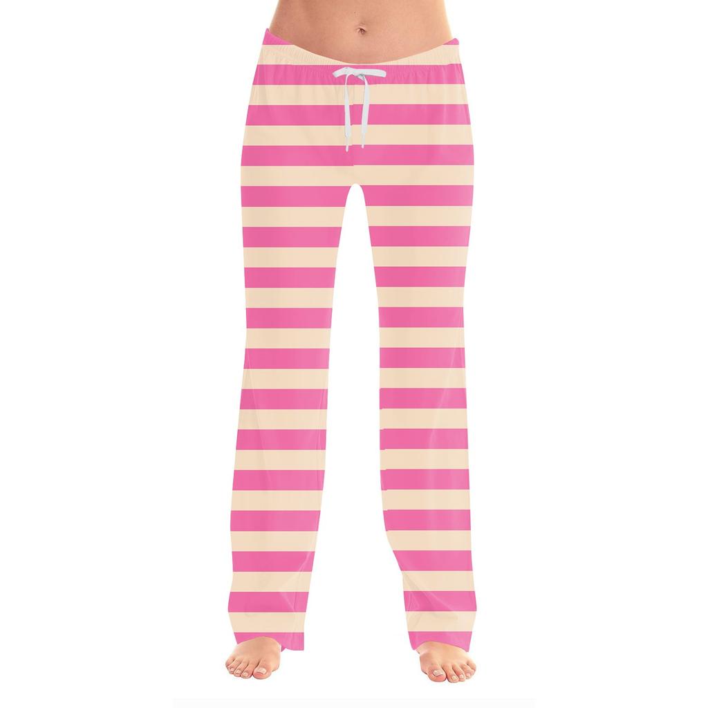 Женские повседневные модные спортивные брюки с полосатым принтом повседневные брюки