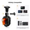 K&F CONCEPT Windshield Clamp for GoPro HERO 13/12/11/10 Motorcycle Camera Mount for DJI Osmo Action 6/5/4 Insta360 X6/X5 Ace Pro