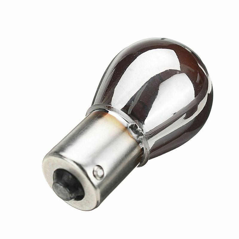 Автомобильный указатель поворота, хромированные янтарные лампочки 581 Bau15S Py21W