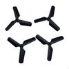 4 Pieces RC Propellers Lightweight Easy Install 3 Blade Durable for x72S Foam Quadcopter Fixed Wing