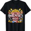 It's Movie Night Popcorn Cinema T-Shirt