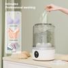 Rechargeable Mini Washing Machine Portable Underwear Washer Automatic Laundry Cup for Travel Home Dormitory Small Space Saver