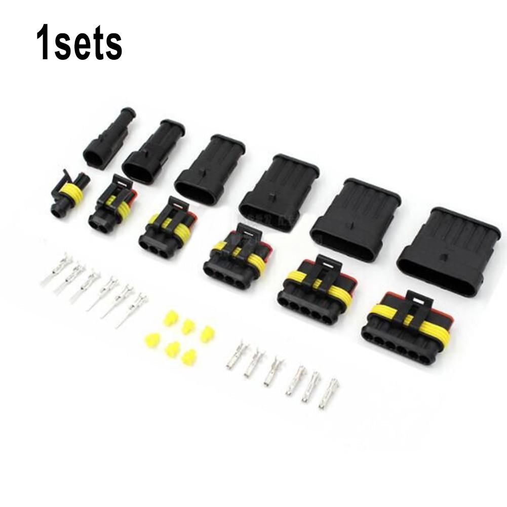 Электрический водонепроницаемый разъем 1 2 3 4 5 6-контактный Superseal Car Boat Kit Clip
