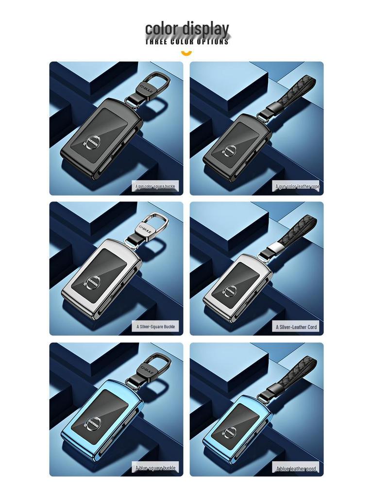 Мужской чехол для ключа Volvo: Совместим с XC60, S90, S60, XC90, V60, V90