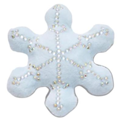 Декоративный дизайн «Снежинка» Аксессуары для обуви из синтетического волокна Унисекс Светло-голубой