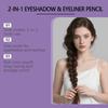 Zephoco Dual-Ended Eyeshadow Eyeliner Pen Rose Berry Red Natural Eye Makeup Silky Smooth Color Payoff Long-Lasting