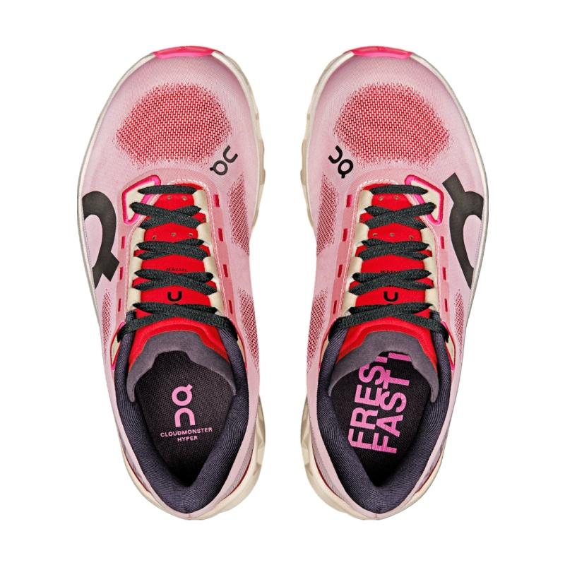 On Cloudmonster Hyper Breathable Low top Training Running Shoes Women's Pink 3WE10123344