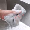 5Pcs Dishwashing Cloth Non Scratch Scouring Sponge Soft Flexible Reusable Multi Use Scrubber Hard Surface Cleaning Tool
