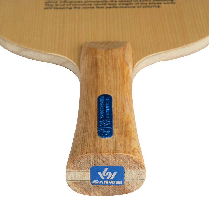 Original SANWEI HC6S Hino-Carbon Table Tennis Blade Racket (HINOKI CARBON OFF+) HC-6S Ping Pong Bat Paddle