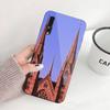 Чехол для телефона с архитектурным пейзажем для Huawei P50 P40 P30 P20 Pro Mate 40 30 20 Pro Nova 9 8 7 PC, стеклянный чехол для телефона