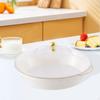 Fruit Bowl with Lid Decorative Dish Container Multipurpose Dessert Tray Food Serving