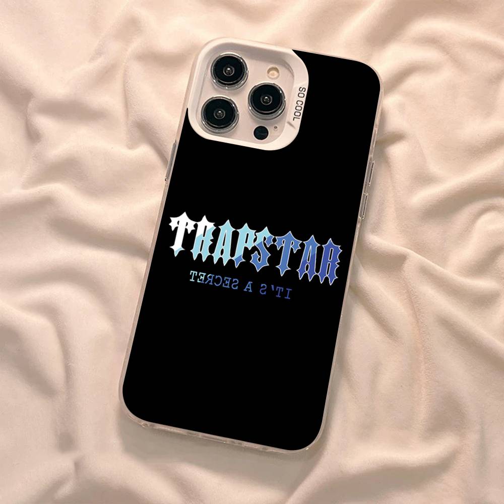 Чехол для телефона T-Trapstars Для iPhone 16 15 14 13 12 11 17 Pro Max Plus Цвет Серебристый Корпус