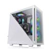 Boîtier PC - THERMALTAKE - Divider 300 TG Snow ARGB - Midi Tower - Blanc - ATX, Micro ATX, Mini-ITX