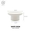 Homlly Uii Round Decorative ABS Storage Tray