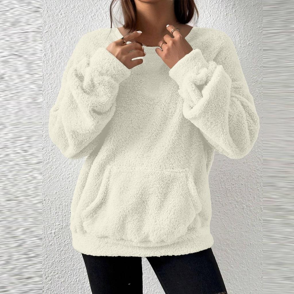 Womens Oversized Hoodies Fleece Sweatshirts Fall Fashion 2025 Pullover Sweaters Winter Clothes