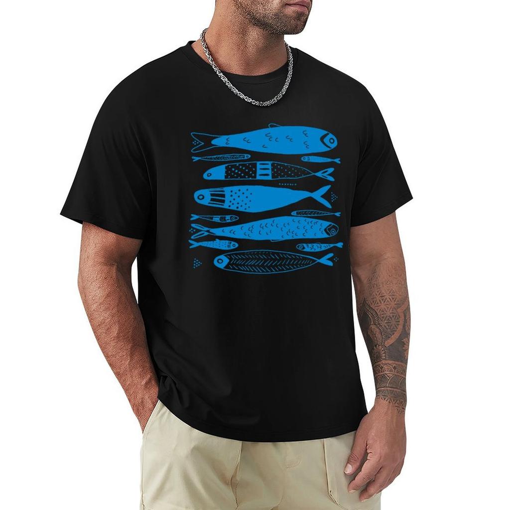 Fishy Stack Tshirt Lightweight Print Tshirt