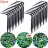 50PCS Bend Arrow Dripper Micro Drip Irrigation Kit Emitters Fit 3/5mm Hose Greenhouse Garden Potted Micro Watering System