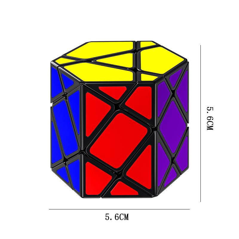 Креативная идея Fanxin Шестигранный Призматический Куб Speedcube 3X3X3 Веселые Сложные Головоломки Игрушки Образовательные Подарки Для Детей Взрослых