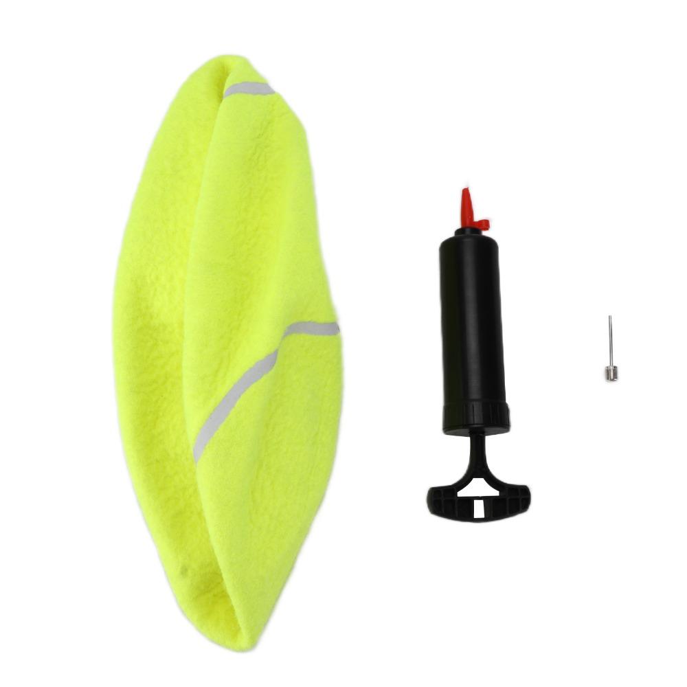 9.5 Inch Round Shape Inflatable Pet Tennis Ball 9.5 Inch Dog Training Tennis Toy Medium Large Dogs