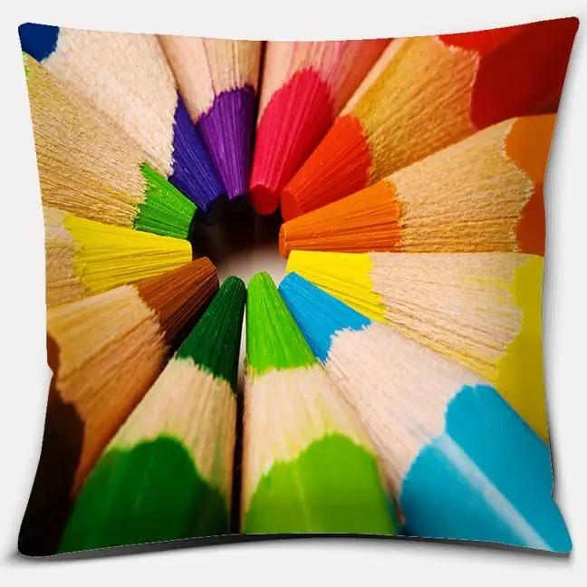 Cartoon Rainbow Decorative Pillowcase Office Living Room Car Ornaments Home Pillowcase