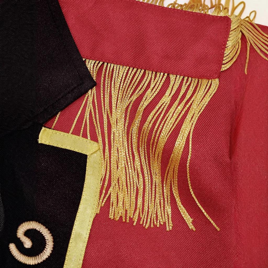 Костюм Косплей Униформа Циркового Ведущего Мужской Средневековый Винтажный Пальто Стойка Воротник Жакет Принцесса Сценический Костюм для Выступлений