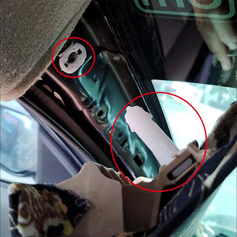 Зажим для обшивки передней стойки кузова GJ6A-68-162 для Mazda 3 5 6 Cx-7 Cx-9 Rx-8