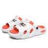 38-45 Men's Plus Size Fashionable One Line Mop Home Casual Slippers Beach Sandals Outdoor Two-piece Slippers