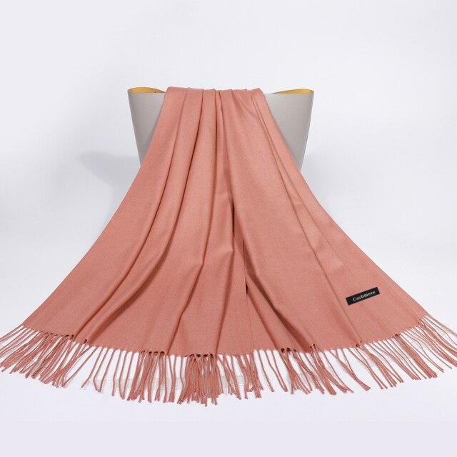 2021 Элитный брендовый шарф, женский кашемировый шарф, зимний женский шерстяной шарф, женский платок, шаль Femme, пашмина, женское однотонное пончо Lic