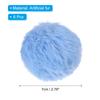 6/12pcs Faux Fur Pom Poms for Hats Fluffy Soft Fur Poms Balls for Keychain Knitting Hats DIY Scarves Gloves Bag Christmas
