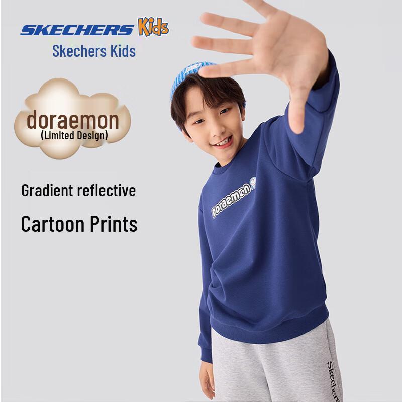 Skechers 2025 Doraemon Kids' Hooded Sweatshirt