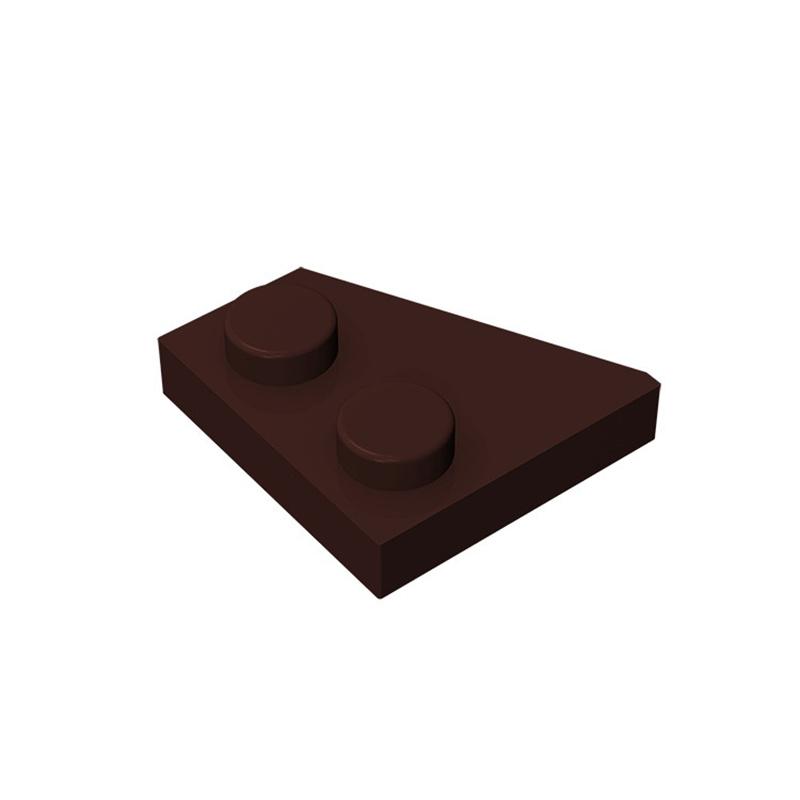 20 ШТ MOC совместимые собирают частицы 24307 пластина один клин 2x2 строительные блоки правый запасные игрушки развива