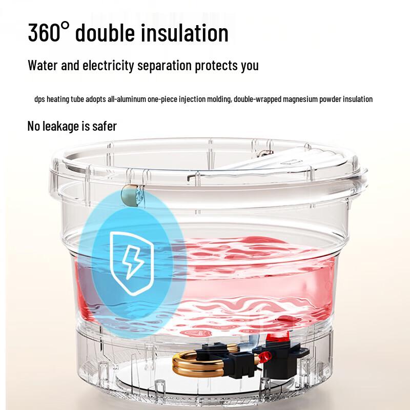 HEZHENG Deep Foot & Leg Spa Basin with Heating and Massage