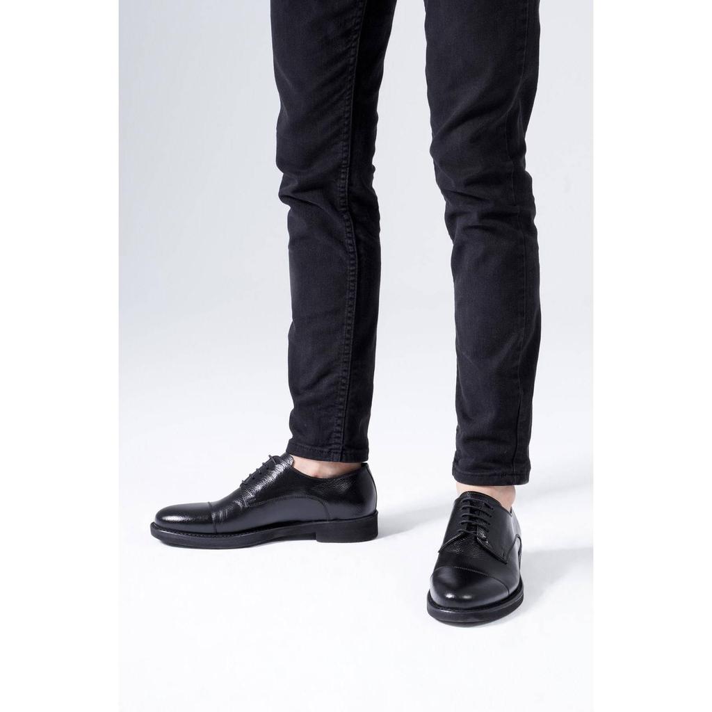 Классическая мужская обувь из натуральной кожи Дерби на шнуровке