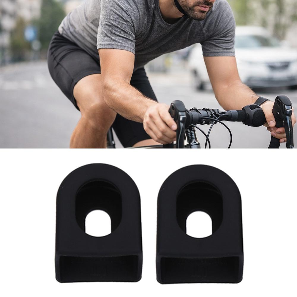 10PCS Silicone Cycling Crank Boot Soft Crank Arm Cover Cycling Crank Boot Protectors Mountain Bike