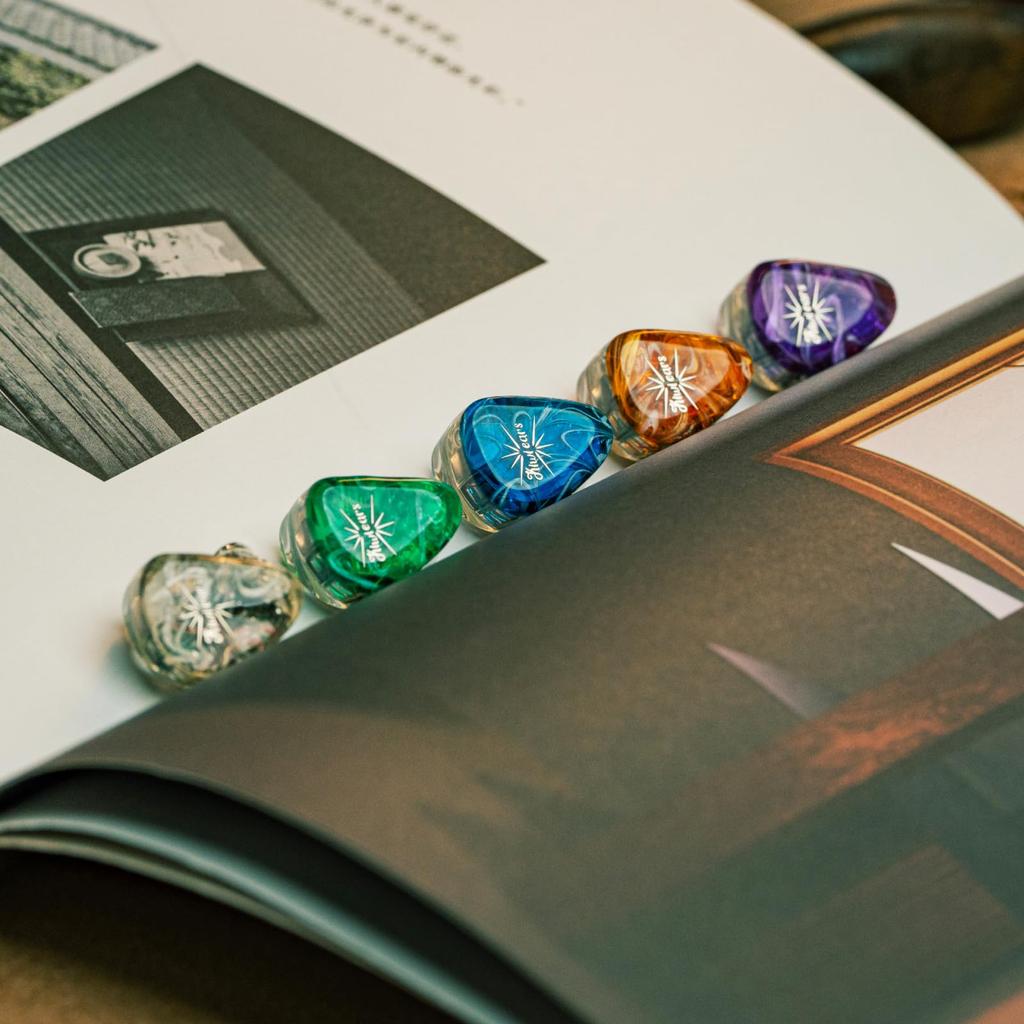 LINSOUL Kiwi Ears Orchestra Lite 8BA Hybrid HiFi Earphones, Ergonomic Design, 0.78mm 2-Pin Connector & 3.5mm Stereo Plug, Over-Ear Style, 4-Core 7N