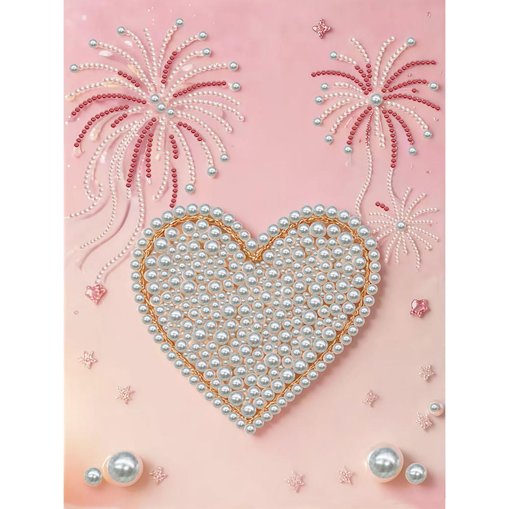 Наборы Алмазная Живопись с Жемчугом DIY 11,8x15,7 дюйма Алмазная Живопись с Рамкой для Взрослых/Новичков Идея Подарка Декор Дома