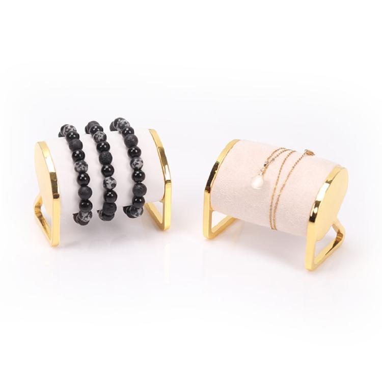 Elegant Jewelry Storage Holder Bracelet Holder Bracelet Display Stand Jewelry Storage Rack Bracelet Stand Metal Texture