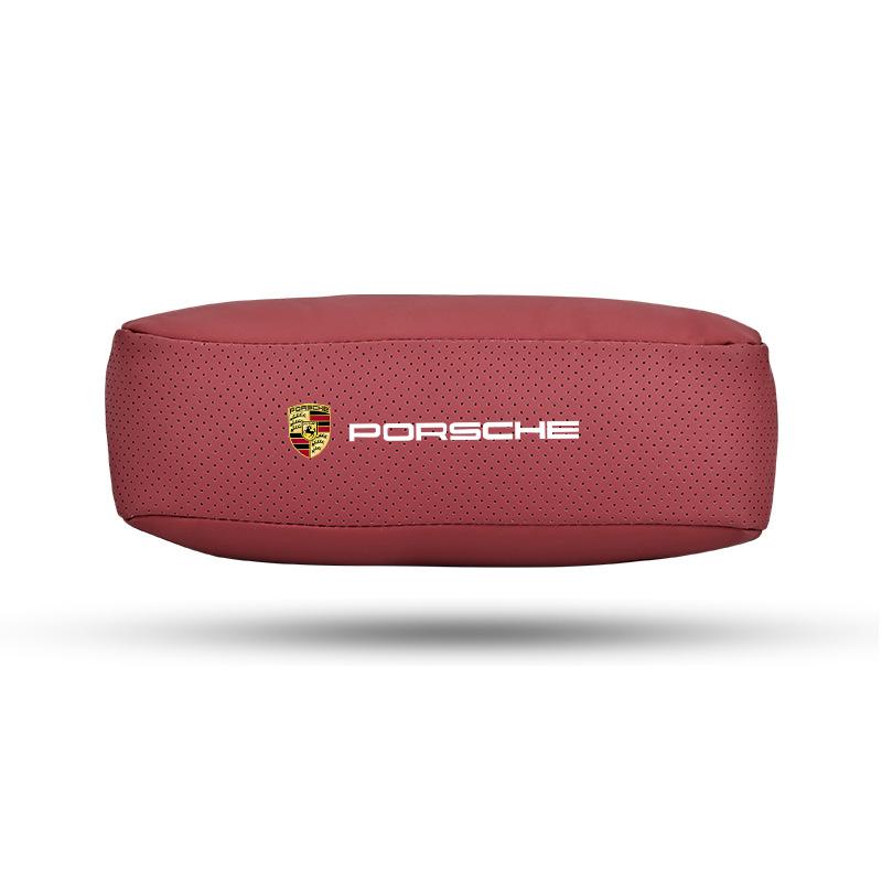 Автомобильная подушка для головы и шеи, защита ремня безопасности, наплечник для Porsche Panamera Cayenne Taycan 911 718 Macan Carrera-GT 928 968