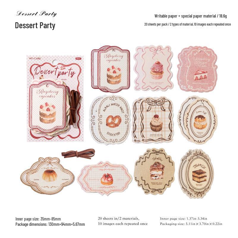Momo Shuangxiang Sticky Notes Set: Retro Coffee Theme DIY Writing Material Series