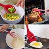 Набор кухонных принадлежностей Leeseph Kitchen Utensils включает в себя 10 предметов посуды с антипригарным покрытием: лопатку для спагетти, половник для супа, лопатку с прорезями, венчик для взбивания